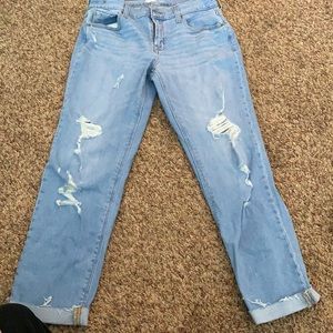 Old Navy boyfriend jeans, size 0 never worn.